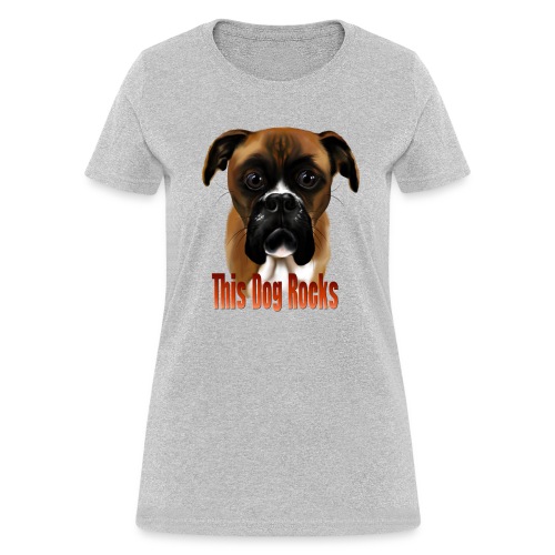 This Dog Rocks - Women's T-Shirt