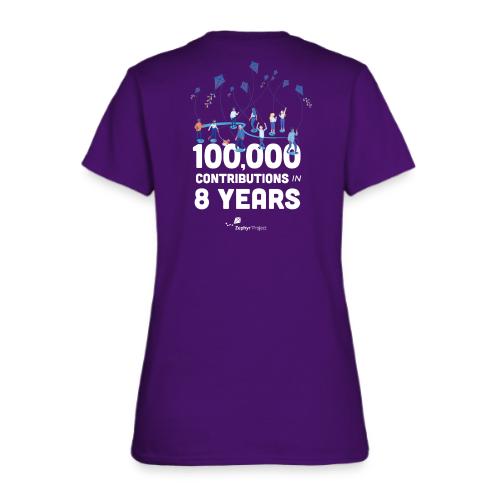 Zephyr 100,000 Contributions - Women's T-Shirt