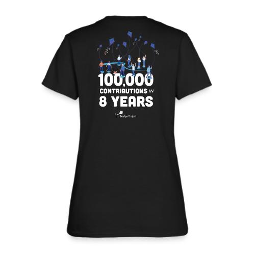 Zephyr 100,000 Contributions - Women's T-Shirt