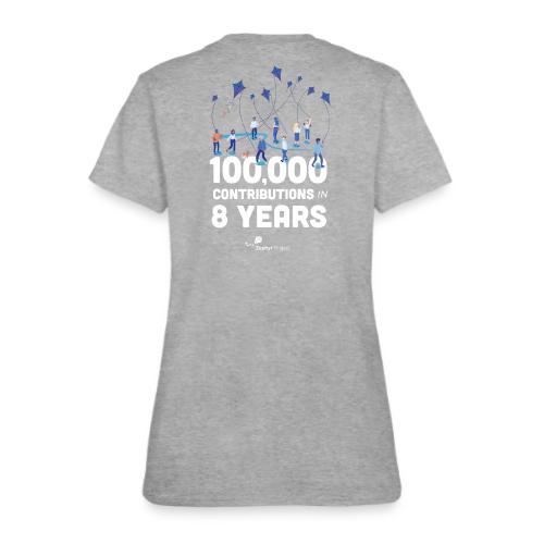 Zephyr 100,000 Contributions - Women's T-Shirt