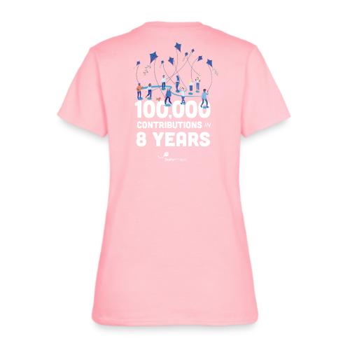 Zephyr 100,000 Contributions - Women's T-Shirt