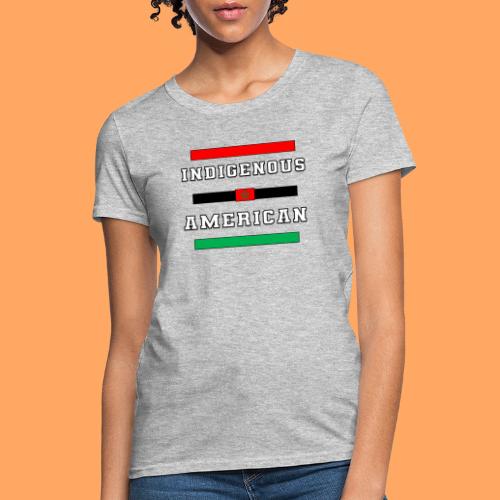 Indigenous American Bars Moorish Flag Amexum - Women's T-Shirt