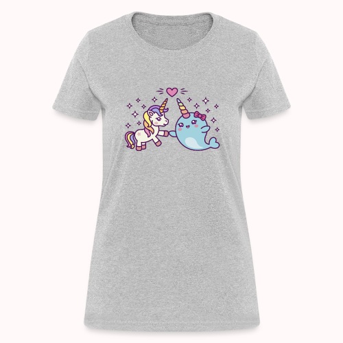 Unicorn & Narwhal Friendship - Best Friends - Women's T-Shirt