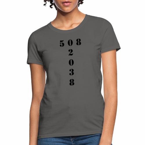 508 02038 franklin area/zip code - Women's T-Shirt