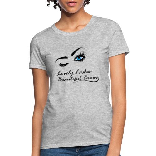 Blue eyes Defined brows - Women's T-Shirt
