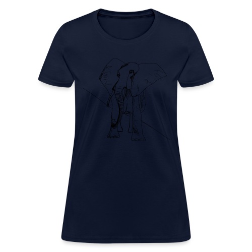 The leery elephant - Women's T-Shirt