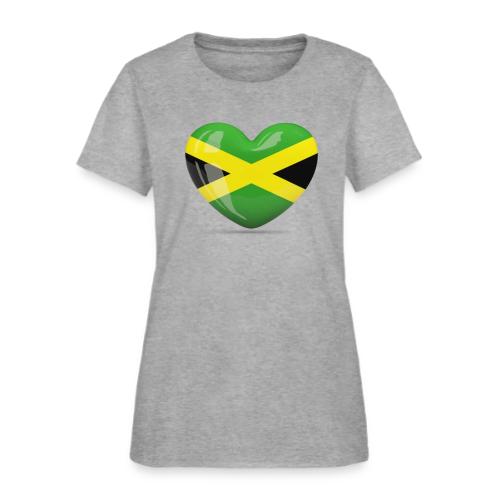 ME LOVE JAMAICA FLAG Tee Shirt - Women's T-Shirt