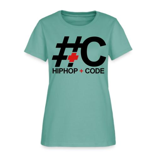 hiphopandcode-logo-2color - Women's T-Shirt