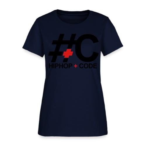 hiphopandcode-logo-2color - Women's T-Shirt
