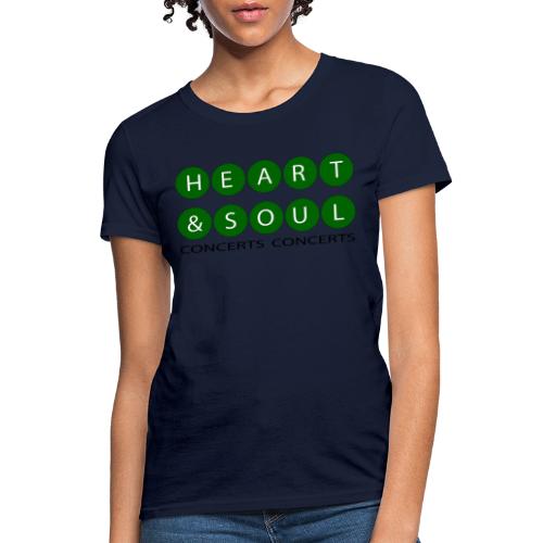 Heart & Soul Concerts green/ white bubble Horizon - Women's T-Shirt