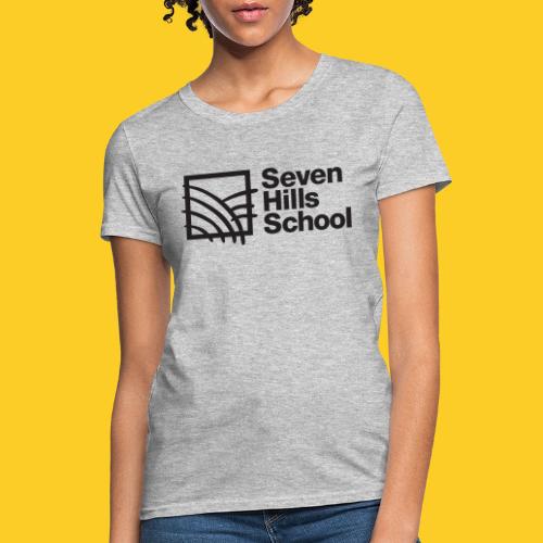 Seven Hills School - Black Logo - Women's T-Shirt