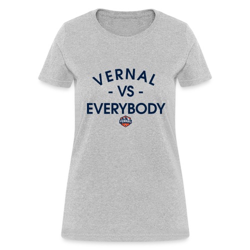 Vernal Vs. Everybody Navy - Women's T-Shirt