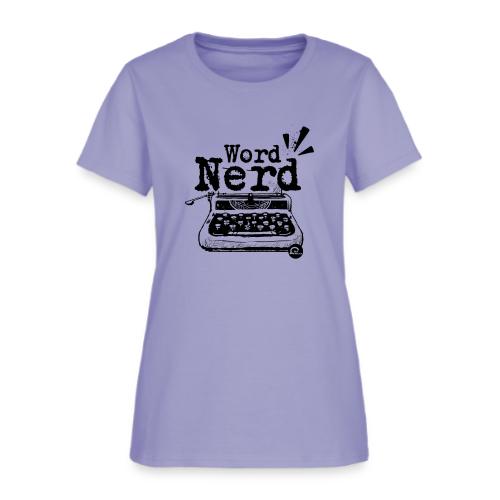 Word Nerd! (black) - Women's T-Shirt