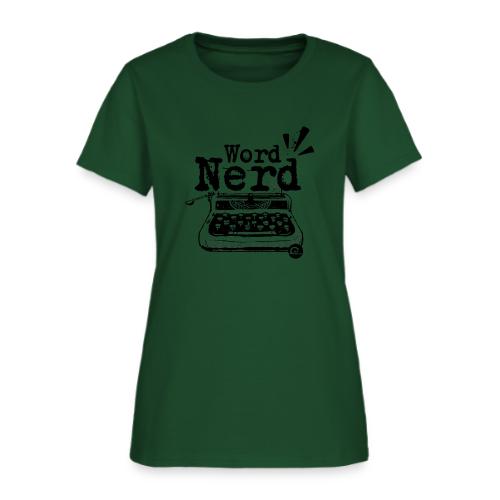Word Nerd! (black) - Women's T-Shirt