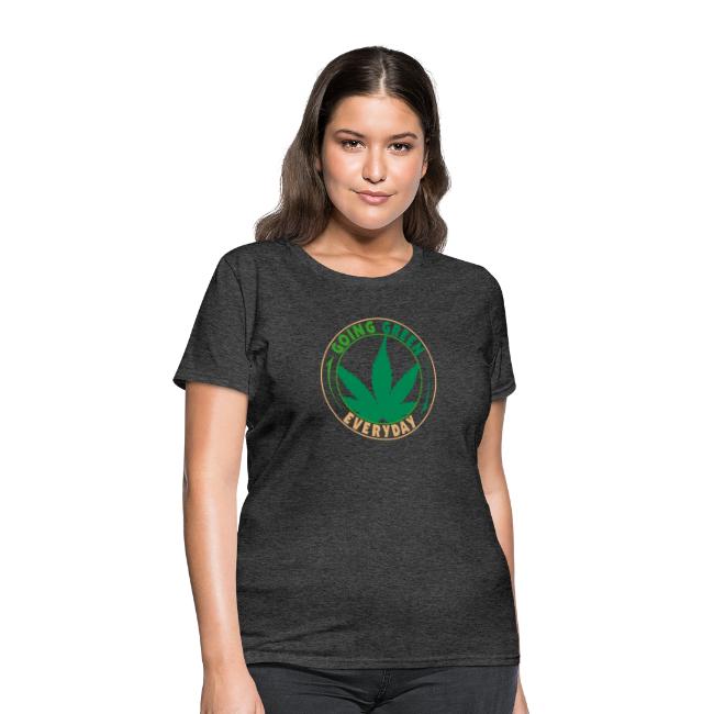 Go Green Weed, 3 Color Vector