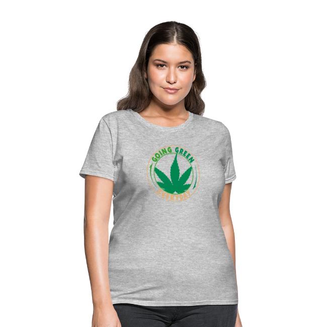 Go Green Weed, 3 Color Vector