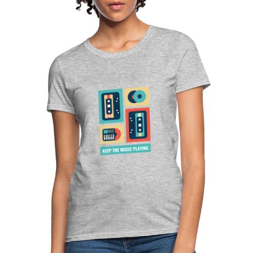 Colourful Music and Bands Pop Culture - Women's T-Shirt