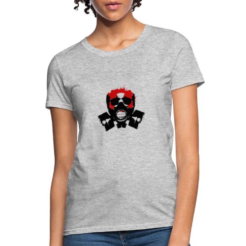 Skull Gas Mask V1 - Women's T-Shirt