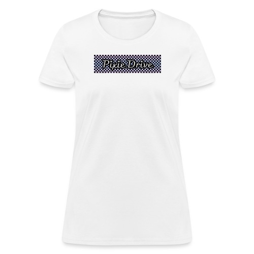 PixieDrive Race Flag Inspired Pastel Logo - Women's T-Shirt