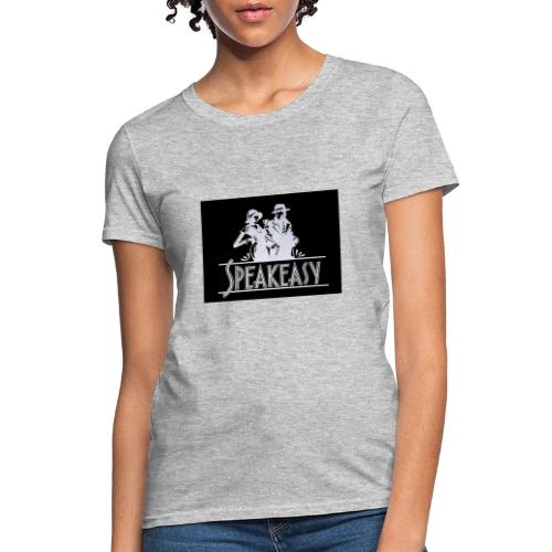 speak easy logo by directortodd d4midr8 fullview - Women's T-Shirt
