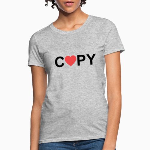 Copy heart logo - Women's T-Shirt