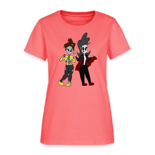 Vampire Coll and Zombie Dersy - Women's T-Shirt