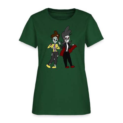 Vampire Coll and Zombie Dersy - Women's T-Shirt