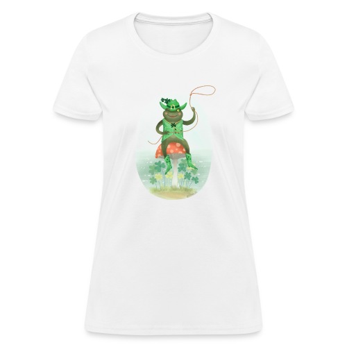Cowboy Leprechaun Bullfrog - Women's T-Shirt