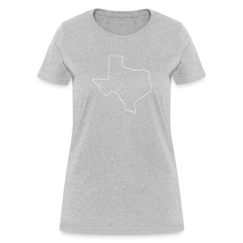 Texas State Outline - Women's T-Shirt