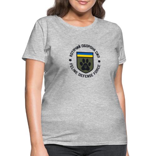 Feline Defense Force Logo (US) - Women's T-Shirt