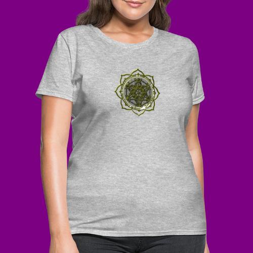 Energy Immersion, Metatron's Cube Flower of Life - Women's T-Shirt