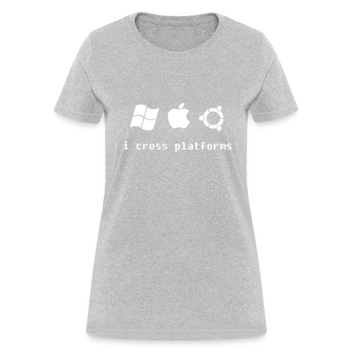 i cross platforms - Women's T-Shirt