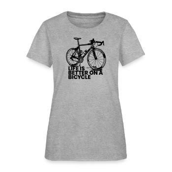 bicycle - Women's T-Shirt - heather gray - Front