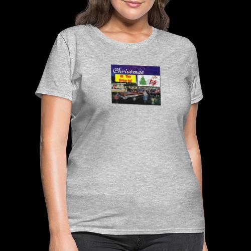 Christmas At The Drive In Logo 2 - Women's T-Shirt