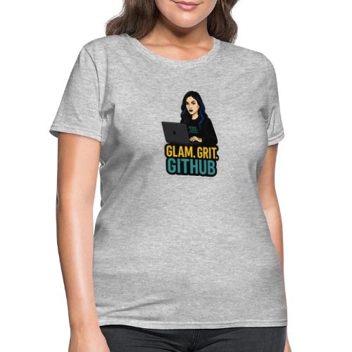 Gothic Glam with Code and Grit - Women's T-Shirt