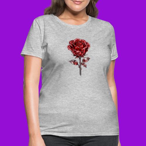 2 Set - Silver and Gold Roses - Women's T-Shirt