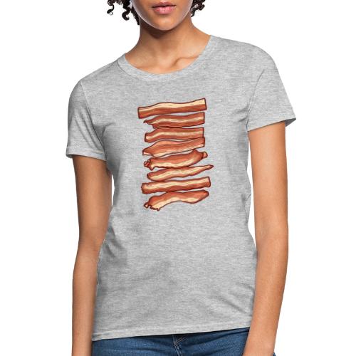 Sizzling Bacon Strips - Women's T-Shirt