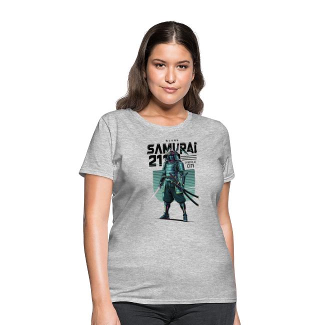 Cyber Samurai 2110: Glowing Katana Warrior