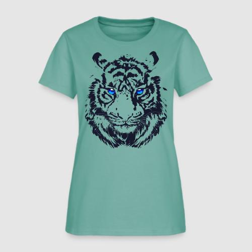 Tiger Head - Tiger Artwork - Wildlife Big Cats - Women's T-Shirt