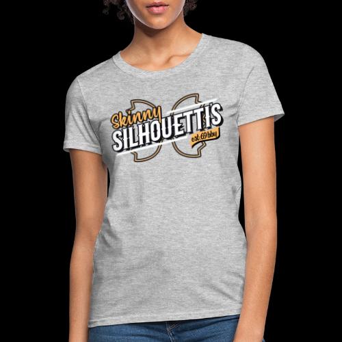 Skinny Silhouetti Retro - Women's T-Shirt