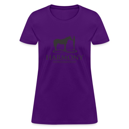 Harmony Horsemanship Blac - Women's T-Shirt