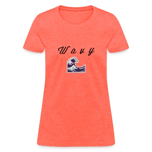 Wavy Abstract Design. - Women's T-Shirt