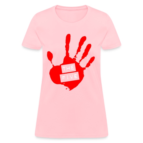 the five logo red on transparent brigh - Women's T-Shirt