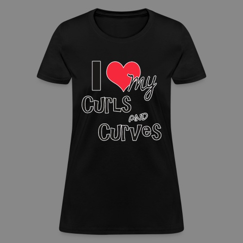 Curls and Curves - Women's T-Shirt