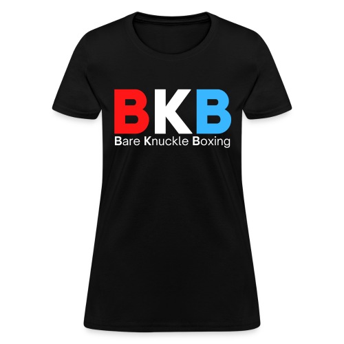 BKB Bare Knuckle Boxing (Red, White & Blue) - Women's T-Shirt