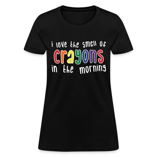 Crayons dark - Women's T-Shirt