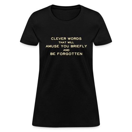 cleverwords - Women's T-Shirt