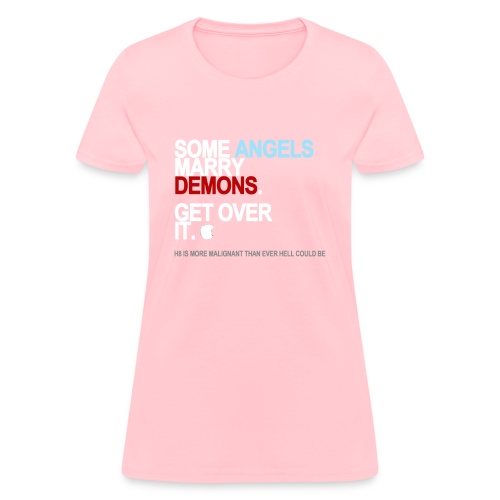 some angels marry demons black shirt - Women's T-Shirt