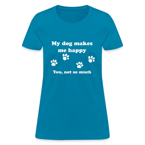 dog_happy - Women's T-Shirt