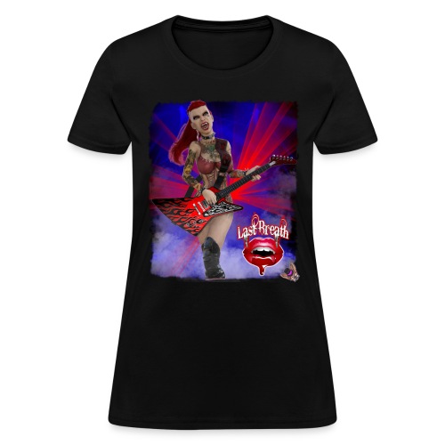 Last Breath: Vampire Rocker Breathana Bathory - Women's T-Shirt